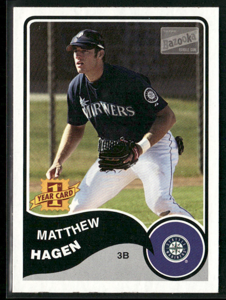 Matthew Hagen 2003 Bazooka Minis #212 RC Seattle Mariners