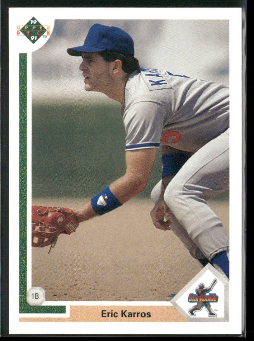 Eric Karros 1991 Upper Deck #24 RC Los Angeles Dodgers