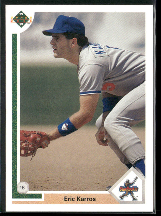 Eric Karros 1991 Upper Deck #24 RC Los Angeles Dodgers