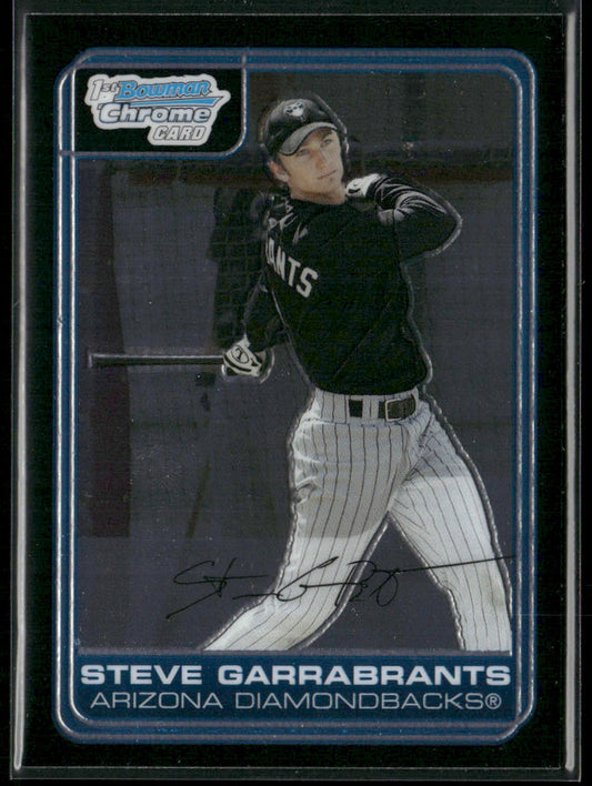 Steve Garrabrants 2006 Bowman Chrome Prospects #BC35 Arizona Diamondbacks