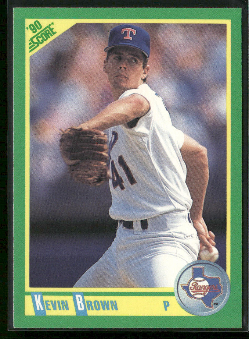 Kevin Brown 1990 Score #210 Texas Rangers