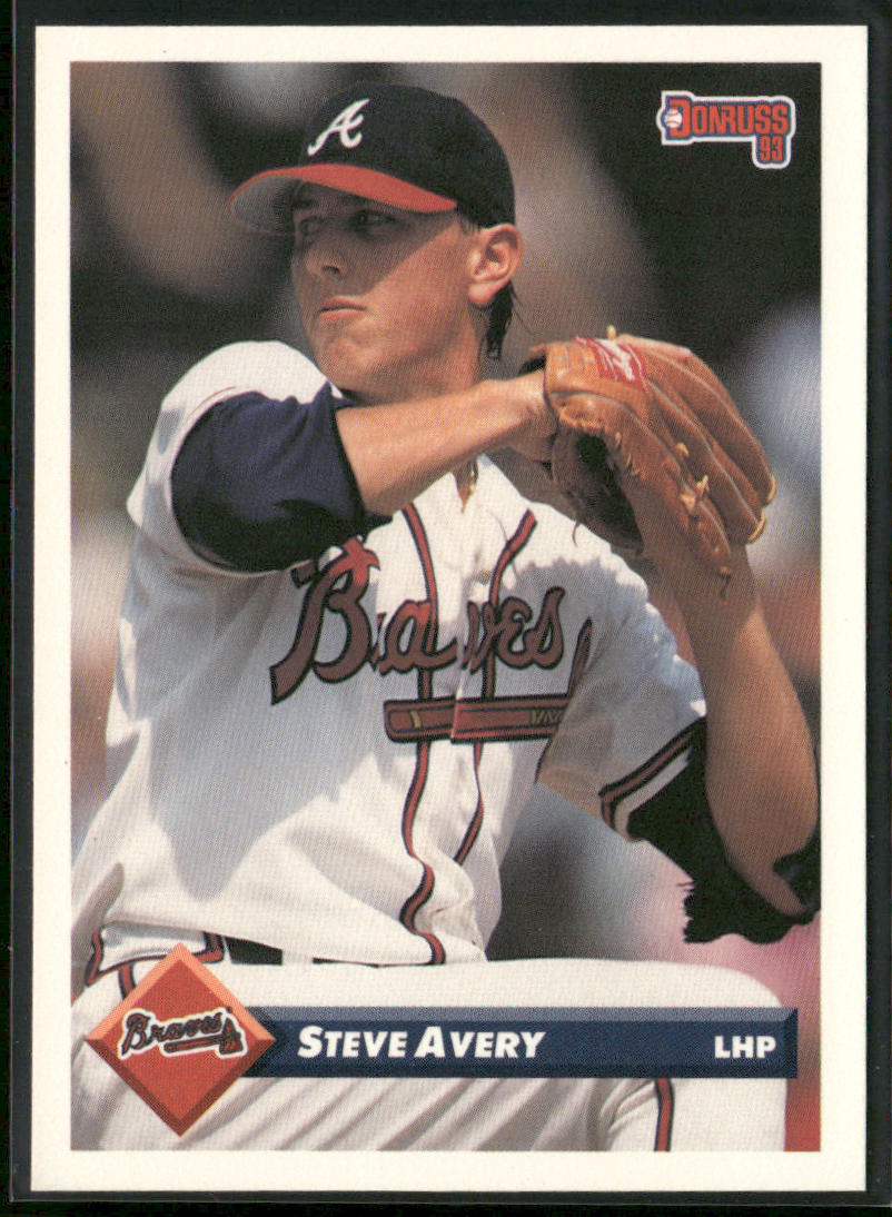 Steve Avery 1993 Donruss #26 Atlanta Braves