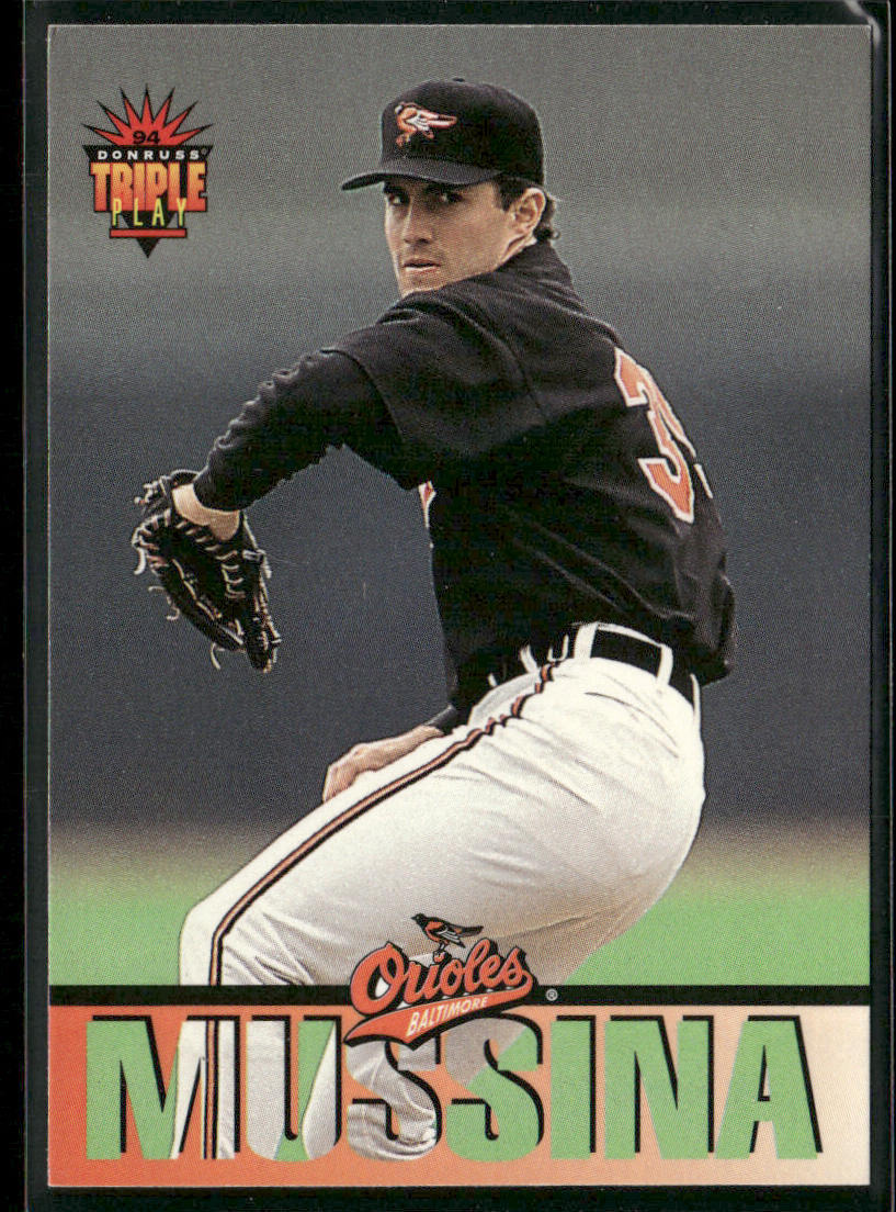 Mike Mussina 1994 Triple Play #157 Baltimore Orioles