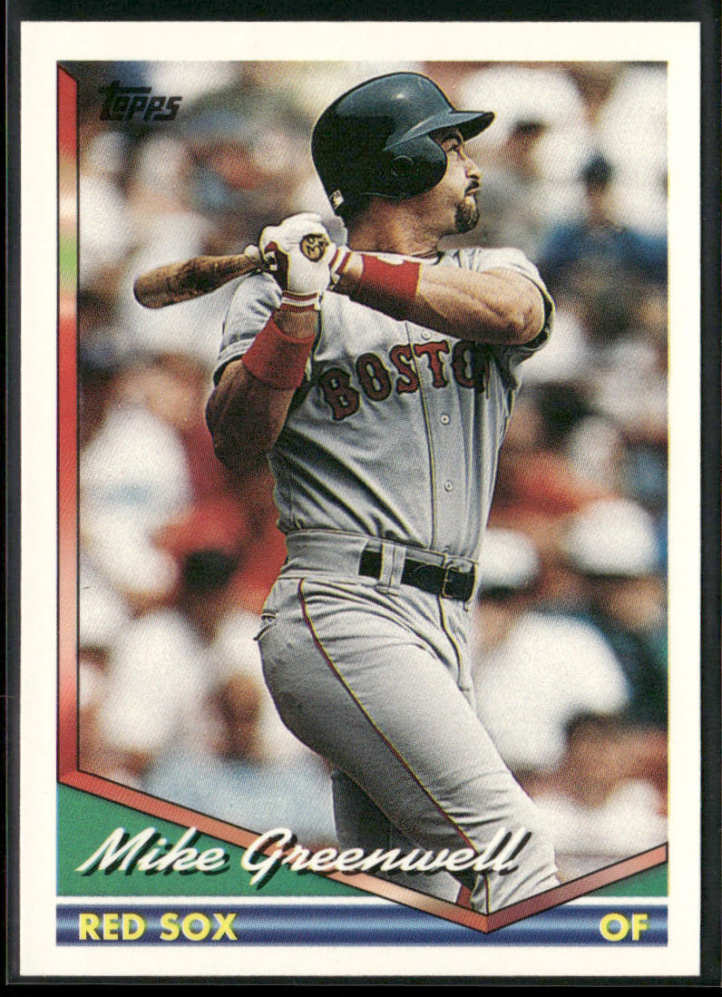Mike Greenwell 1994 Topps #502 Boston Red Sox