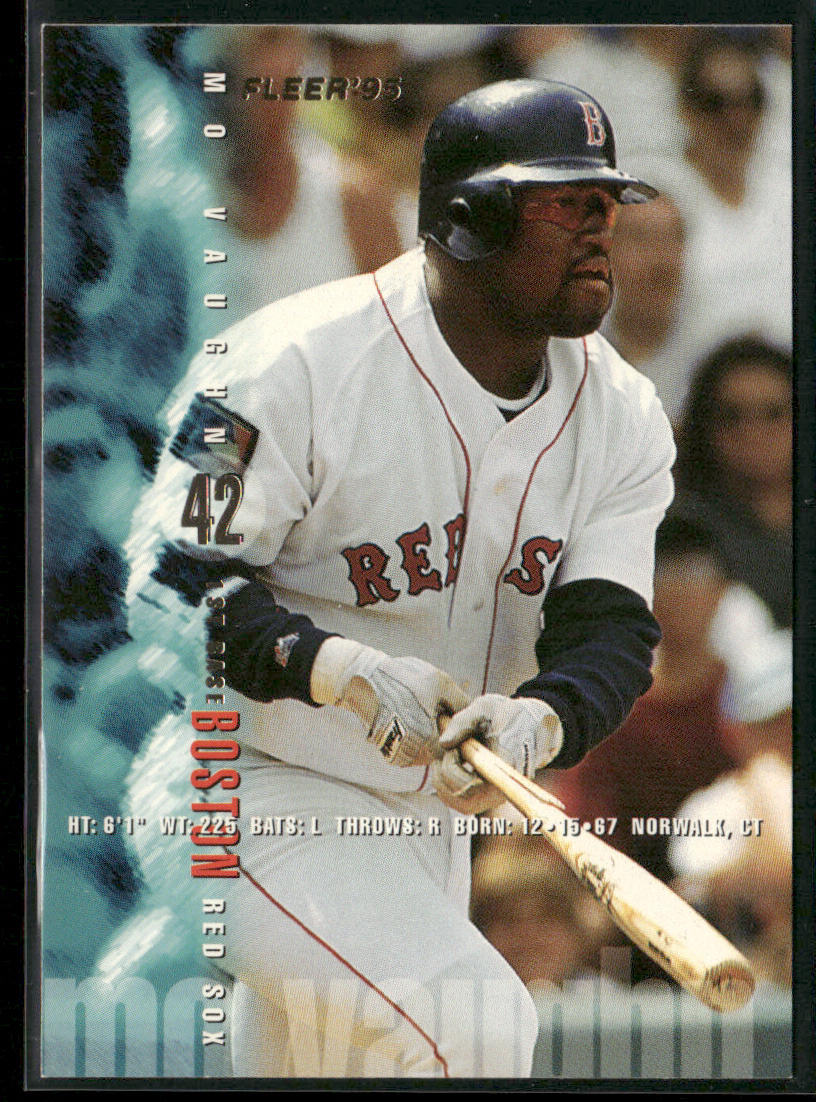 Mo Vaughn 1995 Fleer #42 Boston Red Sox