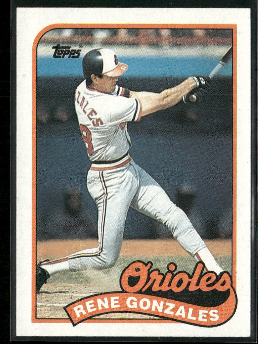 Rene Gonzales 1989 Topps #213 Baltimore Orioles