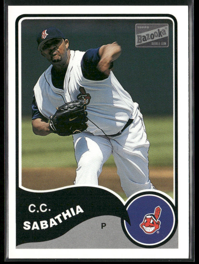 C.C. Sabathia 2003 Bazooka #204 Cleveland Indians