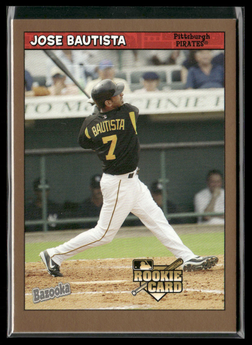 Jose Bautista 2006 Bazooka Gold Chunks #217 Pittsburgh Pirates