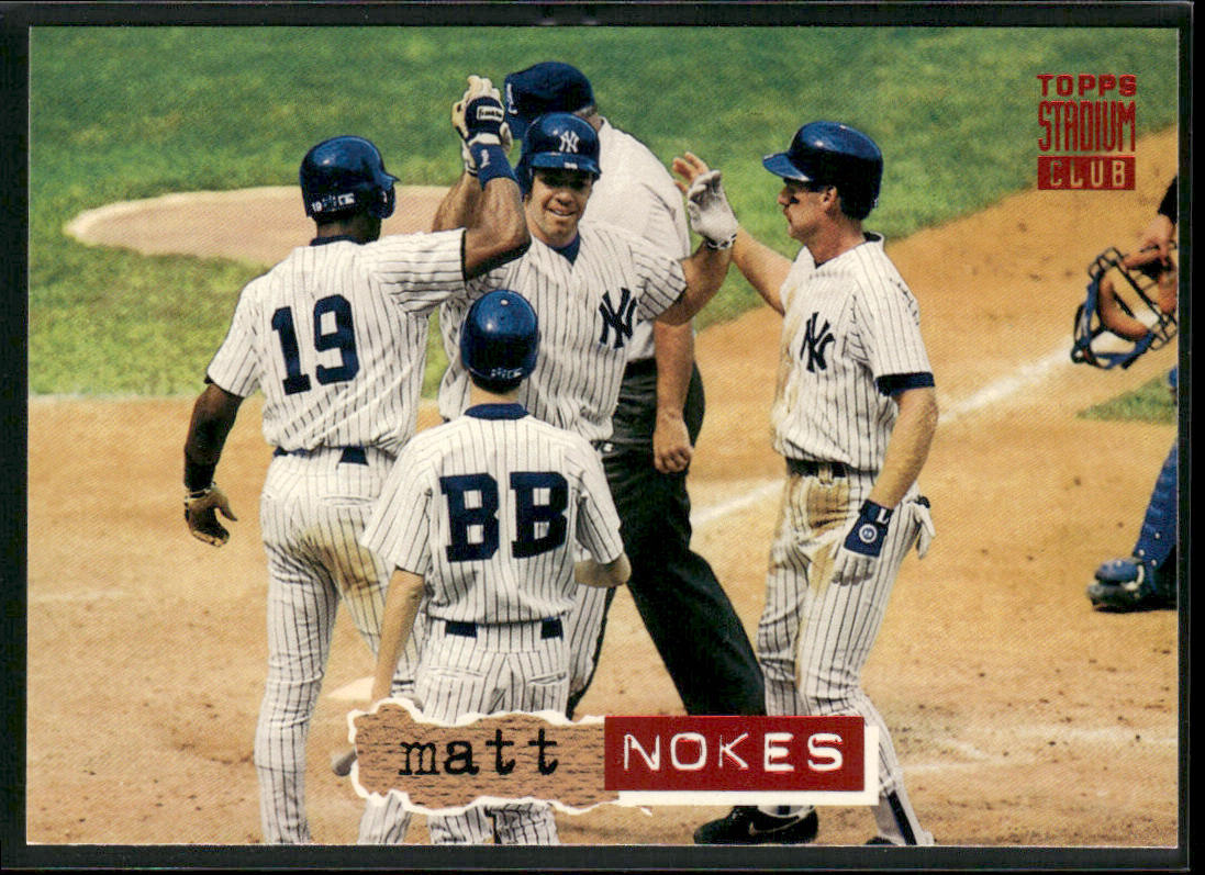 Matt Nokes 1994 Stadium Club #23 New York Yankees