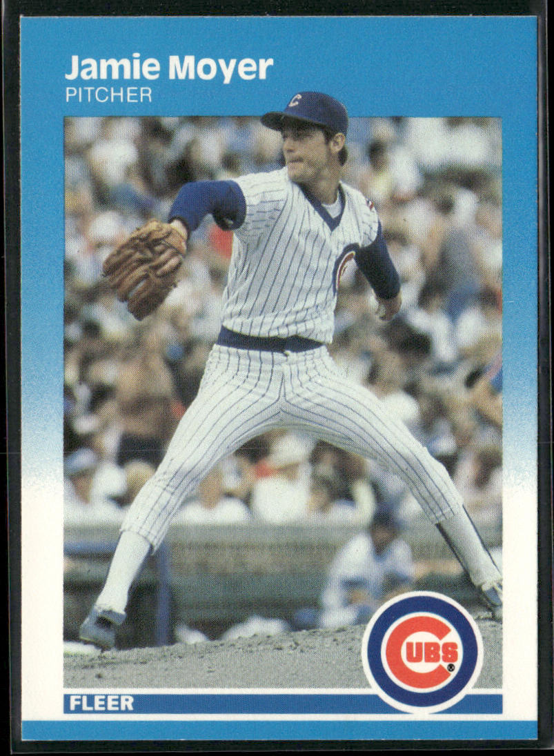 Jamie Moyer 1987 Fleer #570 RC Chicago Cubs