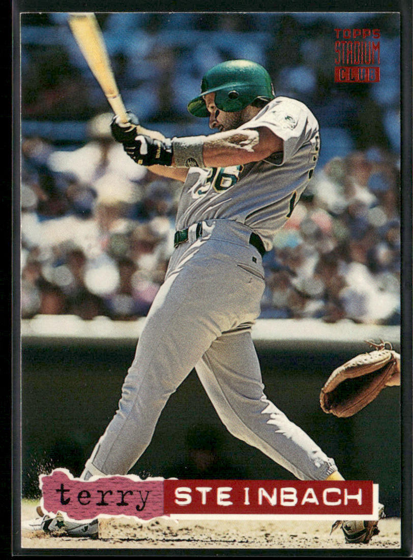 Terry Steinbach 1994 Stadium Club #346 Oakland Athletics