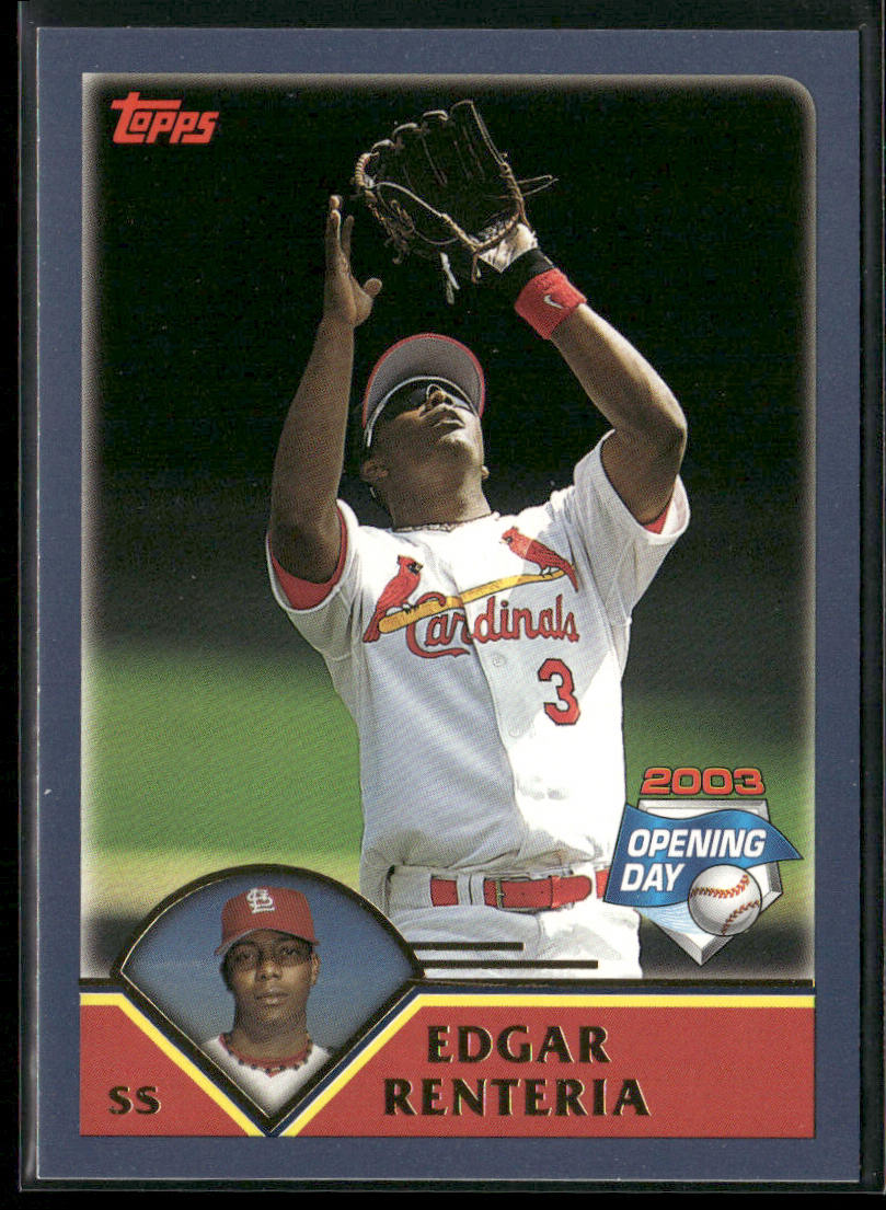 Edgar Renteria 2003 Topps Opening Day #49 St. Louis Cardinals