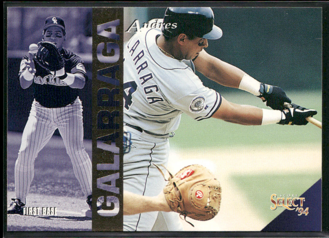Andres Galarraga 1994 Select #63 Colorado Rockies