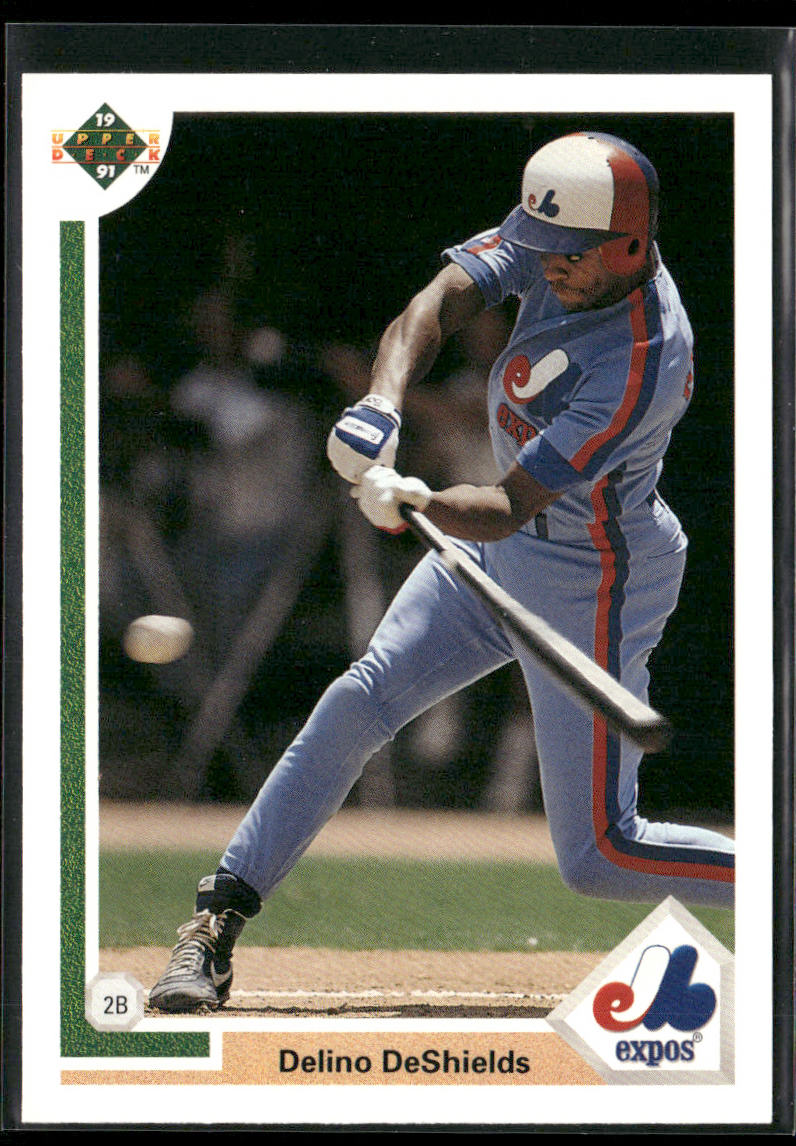 Delino DeShields 1991 Upper Deck #364d Montreal Expos
