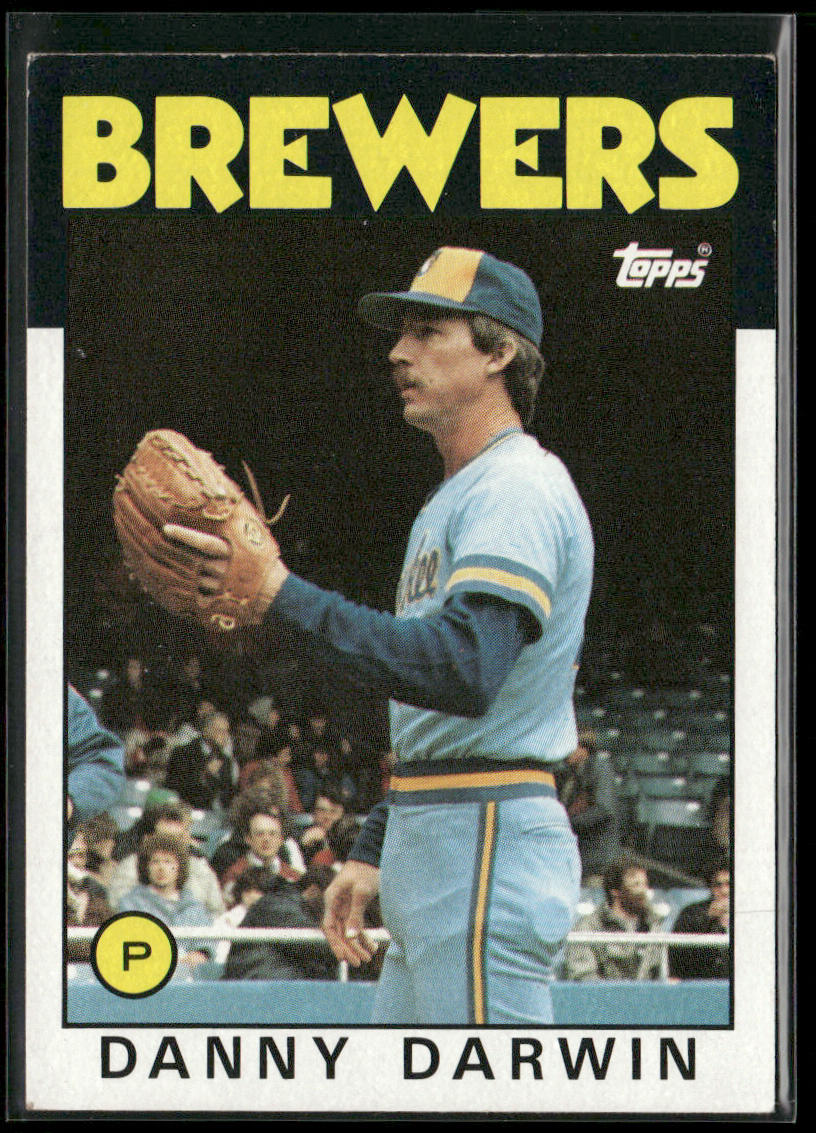 Danny Darwin 1986 Topps #519 Milwaukee Brewers
