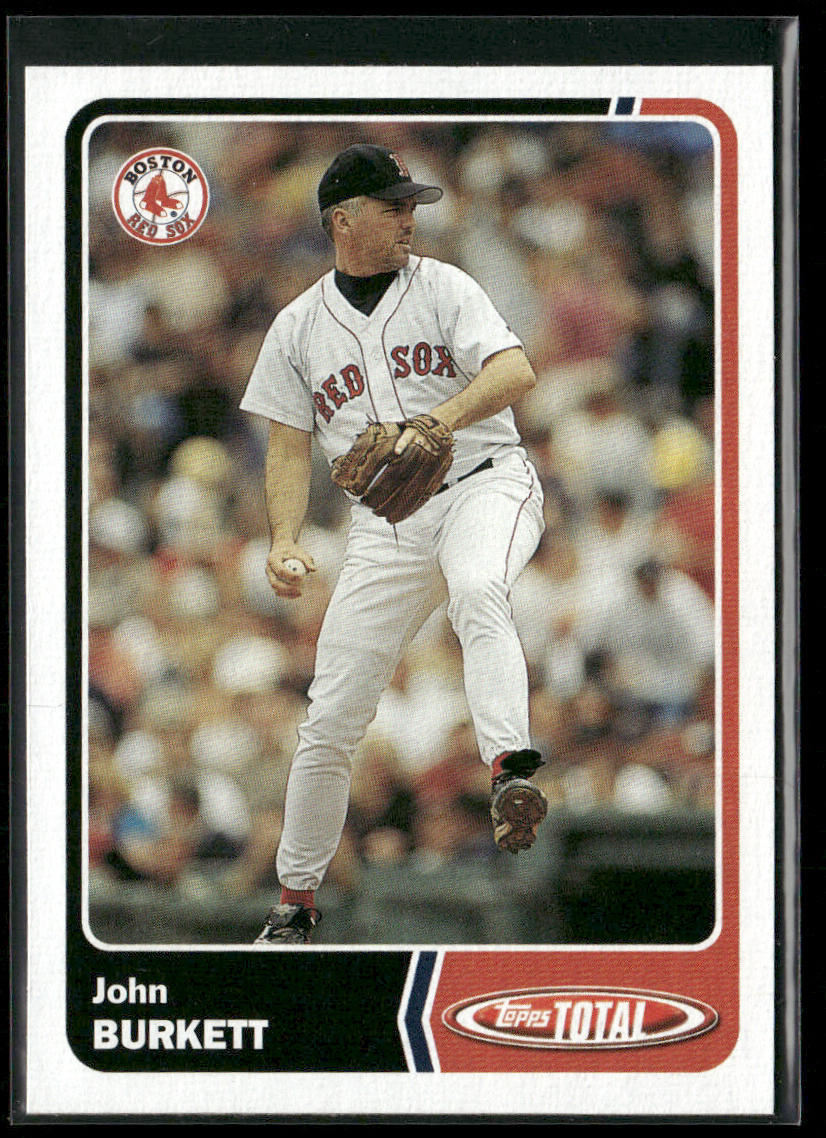 John Burkett 2003 Topps Total #292 Boston Red Sox