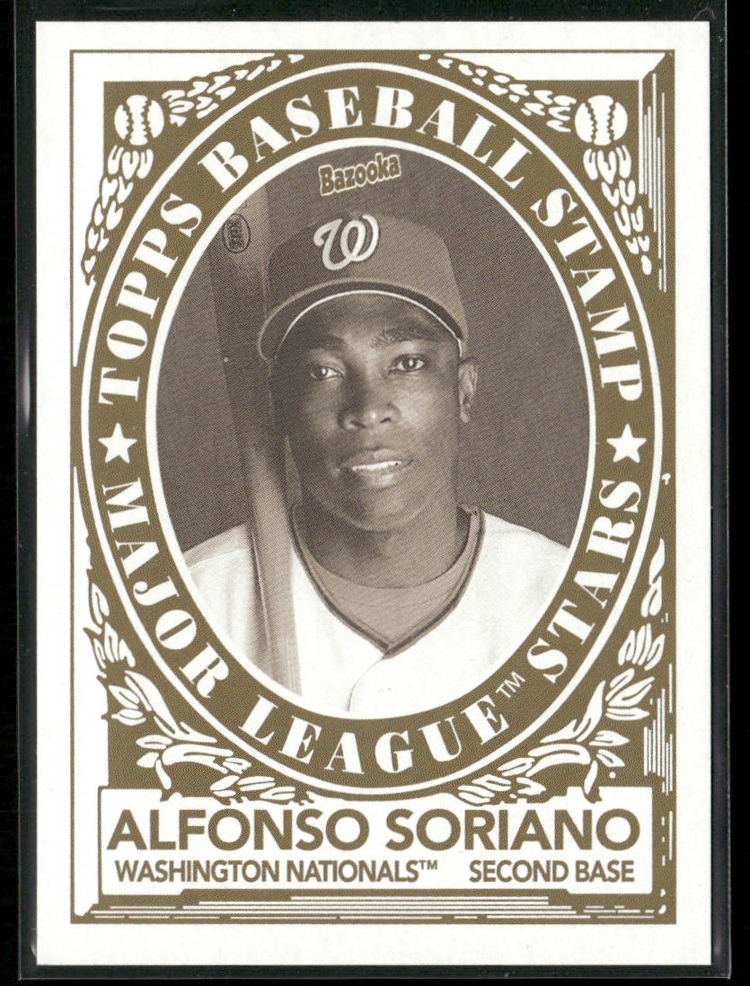 Alfonso Soriano 2006 Bazooka Stamps #24 Texas Rangers