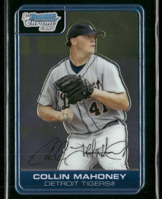 Collin Mahoney 2006 Bowman Chrome Prospects #BC49 Detroit Tigers