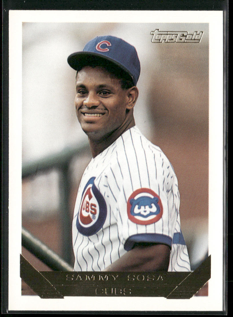 Sammy Sosa 1993 Topps Gold #156 Chicago Cubs