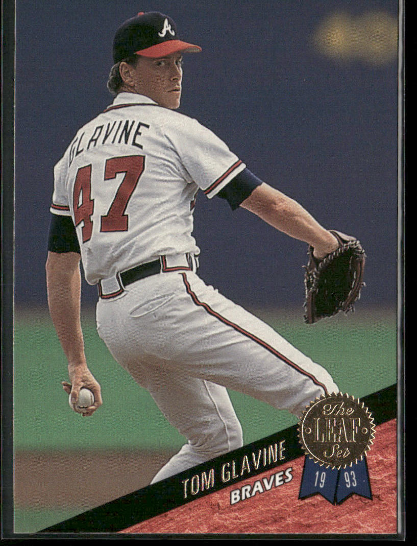 Tom Glavine 1993 Leaf #295 Atlanta Braves