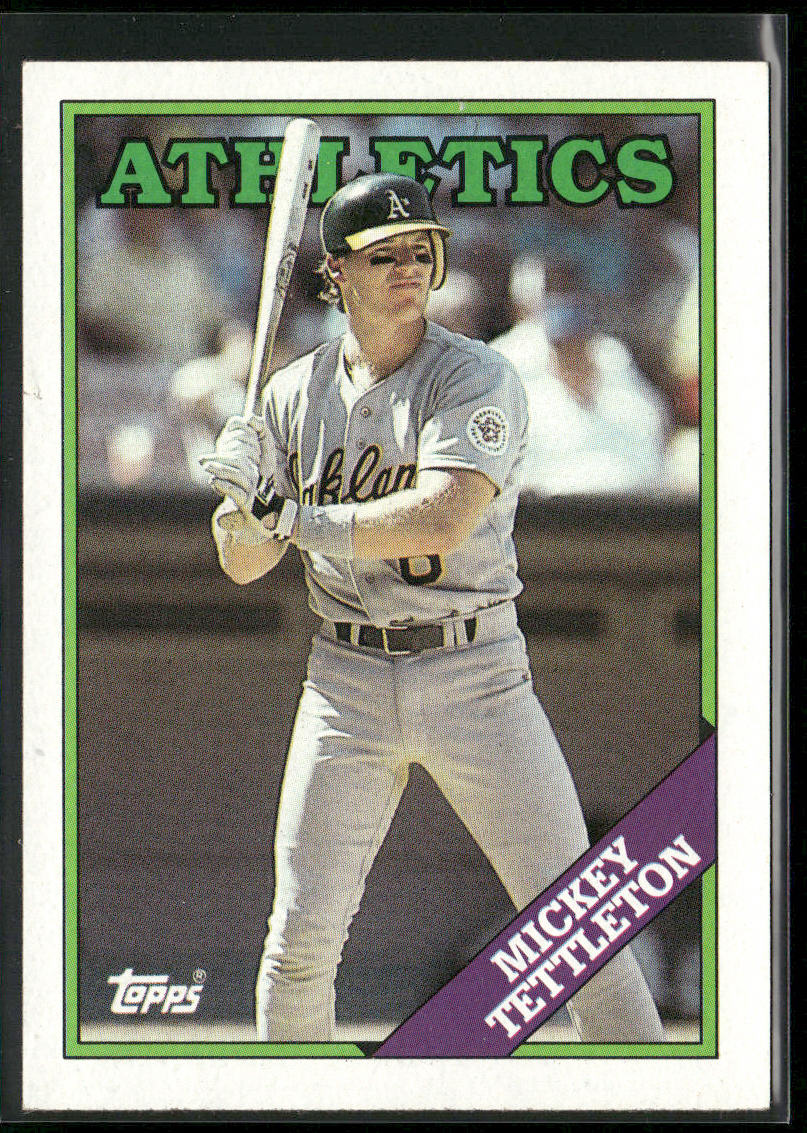 Mickey Tettleton 1988 Topps #143 Oakland Athletics