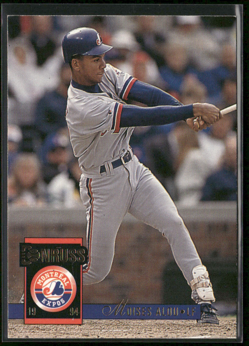 Moises Alou 1994 Donruss #3 Montreal Expos