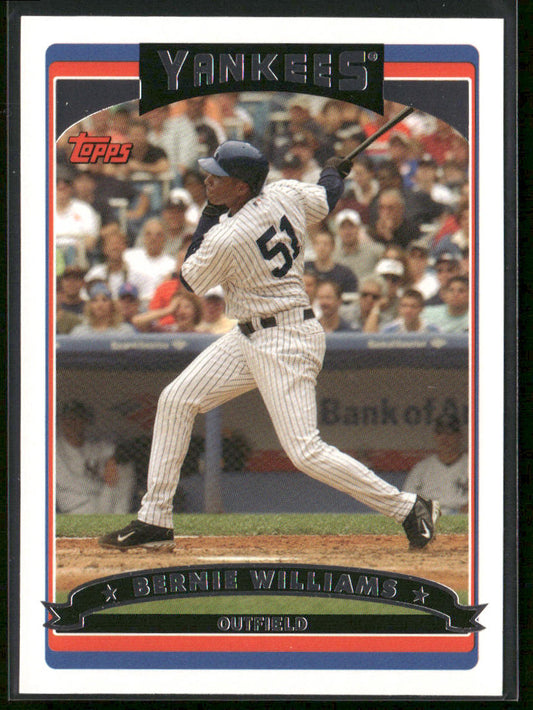 Bernie Williams 2006 Topps #104 New York Yankees front