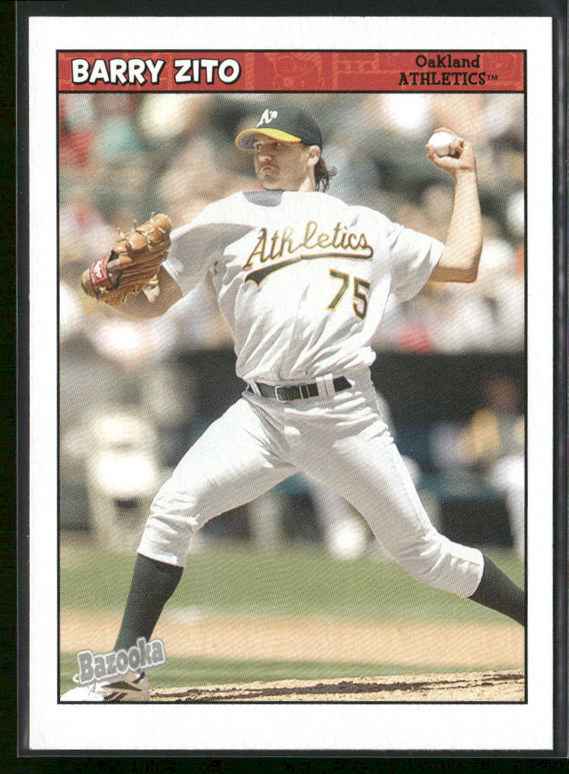 Barry Zito 2006 Bazooka #110 Oakland Athletics front