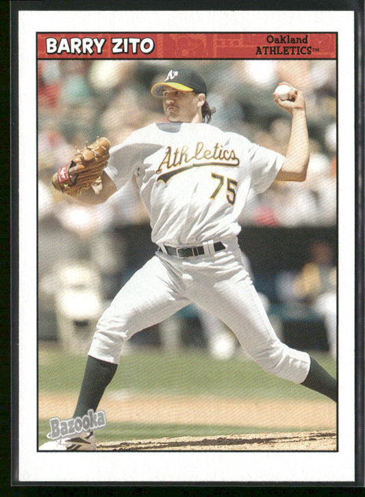 Barry Zito 2006 Bazooka #110 Oakland Athletics front