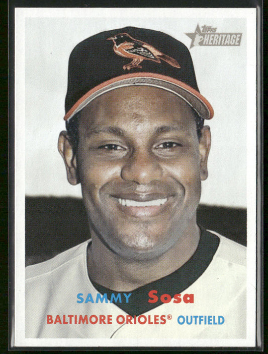 Sammy Sosa 2006 Topps Heritage #60 Baltimore Orioles front