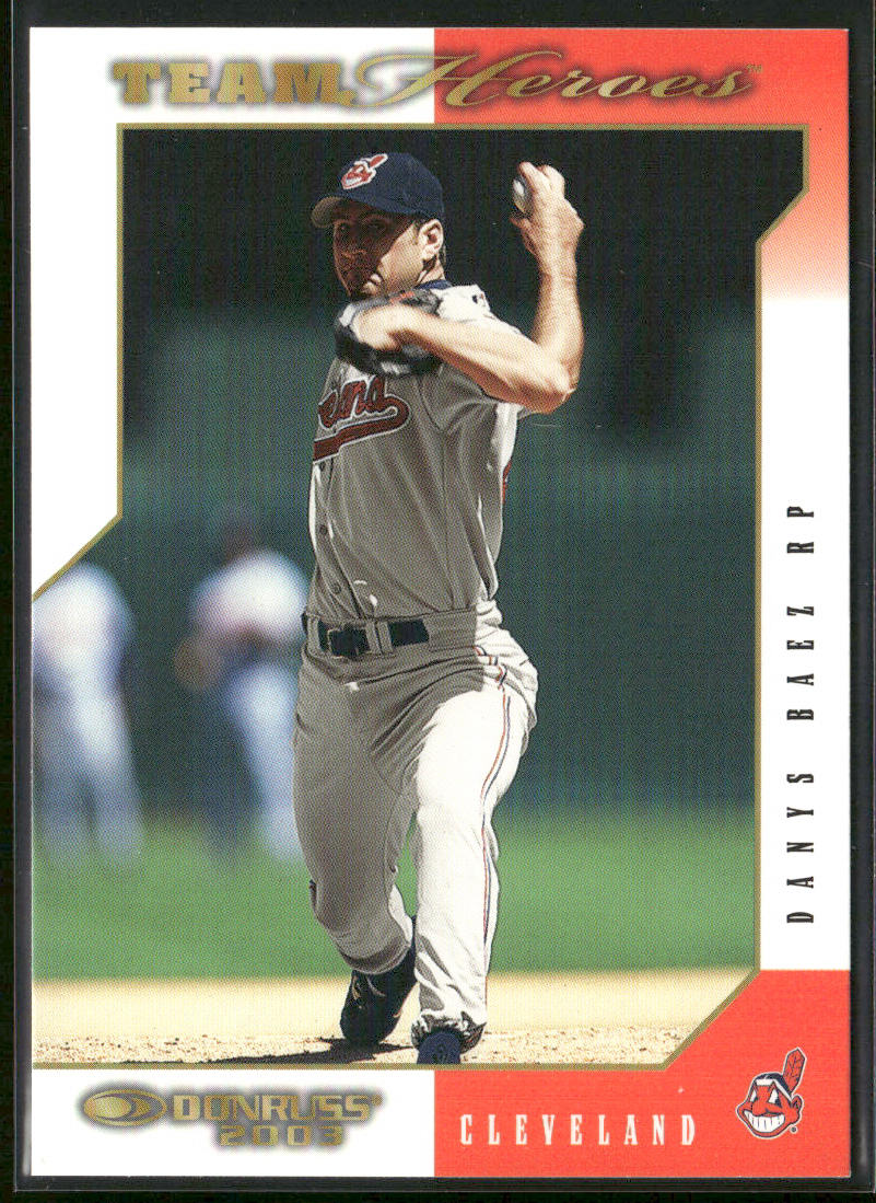 Danys Baez 2003 Donruss Team Heroes #158 Cleveland Indians