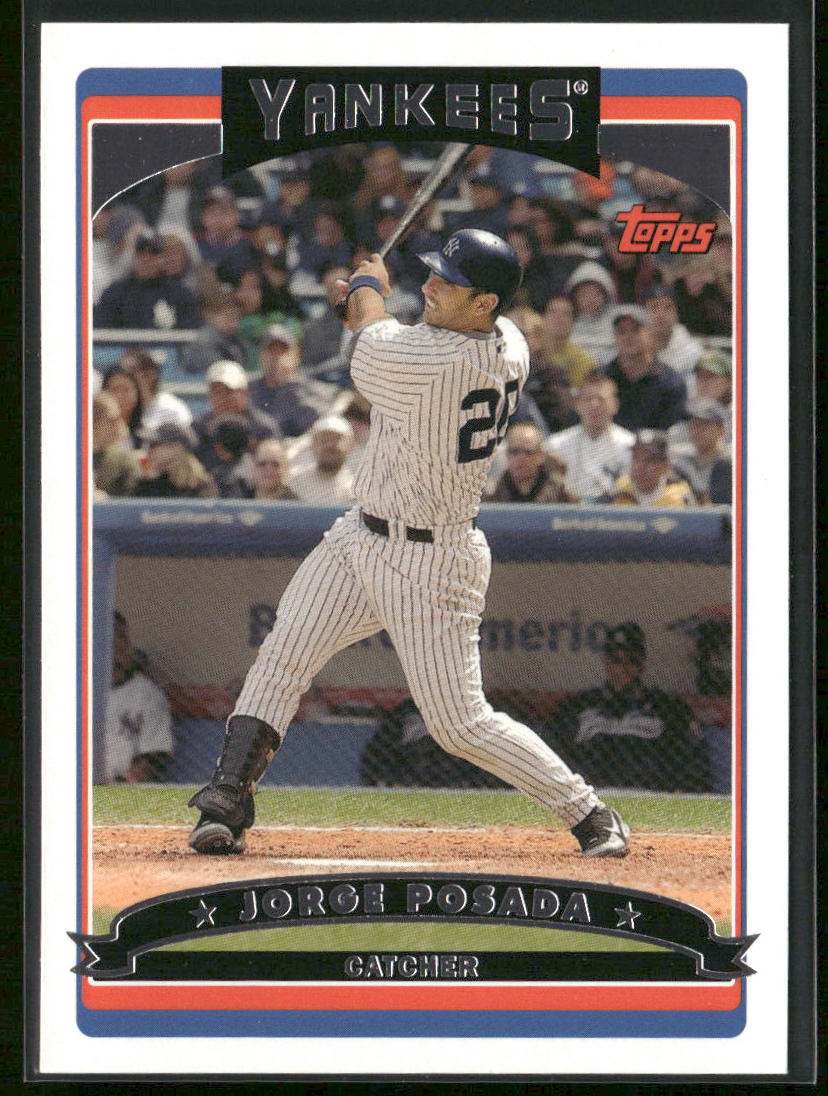 Jorge Posada 2006 Topps #40 New York Yankees front