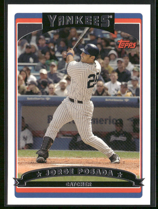 Jorge Posada 2006 Topps #40 New York Yankees front