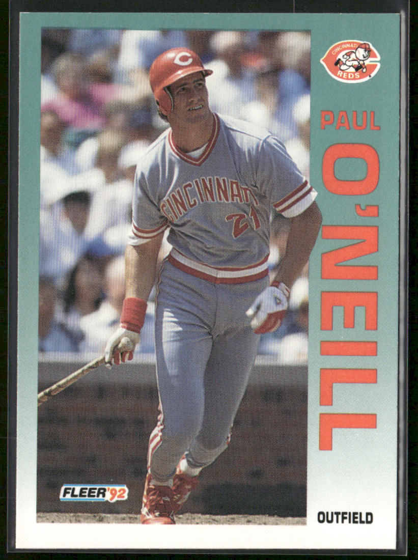 Paul O'Neill 1992 Fleer #415 Cincinnati Reds