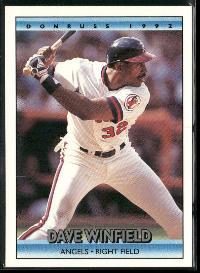 Dave Winfield 1992 Donruss #133 California Angels