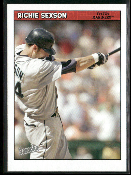 Richie Sexson 2006 Bazooka #189 Seattle Mariners front