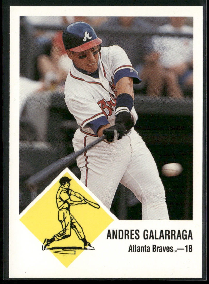 Andres Galarraga 1998 Fleer Tradition Vintage #71 Atlanta Braves