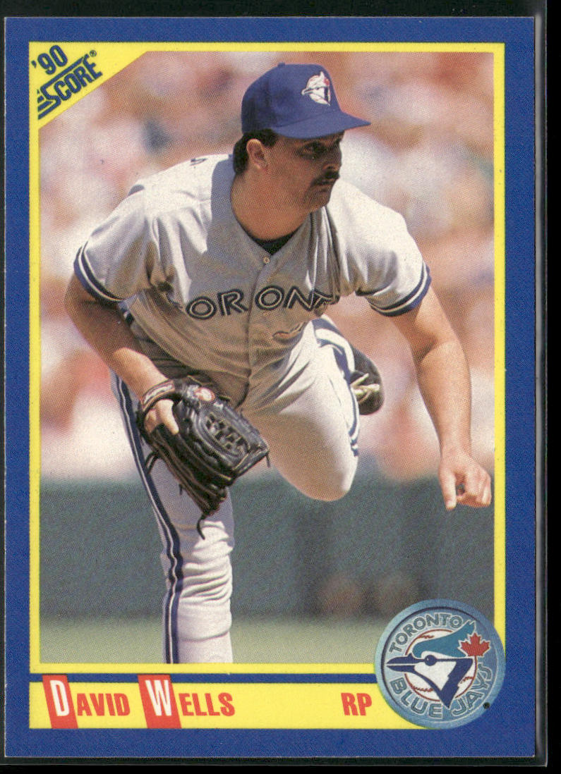 David Wells 1990 Score #491b Toronto Blue Jays