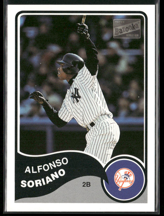 Alfonso Soriano 2003 Bazooka #12 New York Yankees front