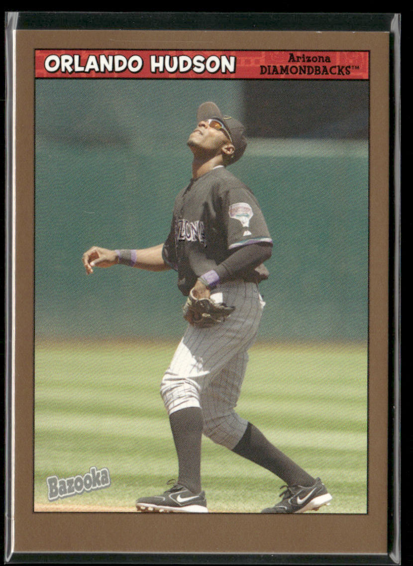 Orlando Hudson 2006 Bazooka Gold Chunks #161 Arizona Diamondbacks