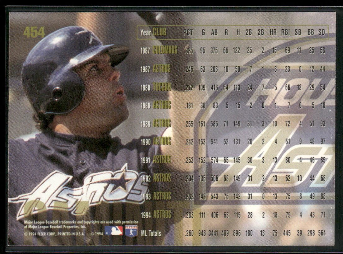 Ken Caminiti 1995 Fleer #454 Houston Astros