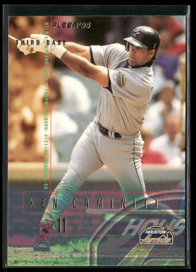 Ken Caminiti 1995 Fleer #454 Houston Astros
