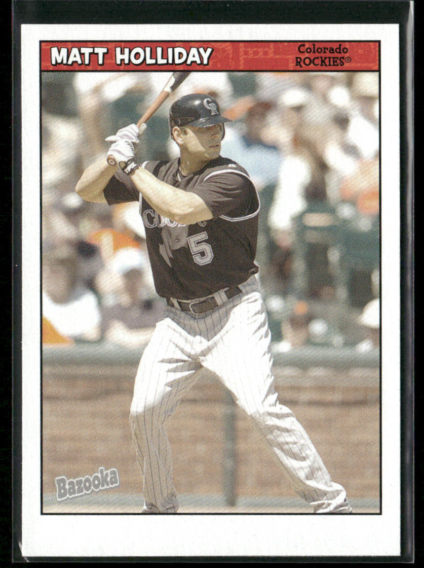 Matt Holliday 2006 Bazooka #127 Colorado Rockies front