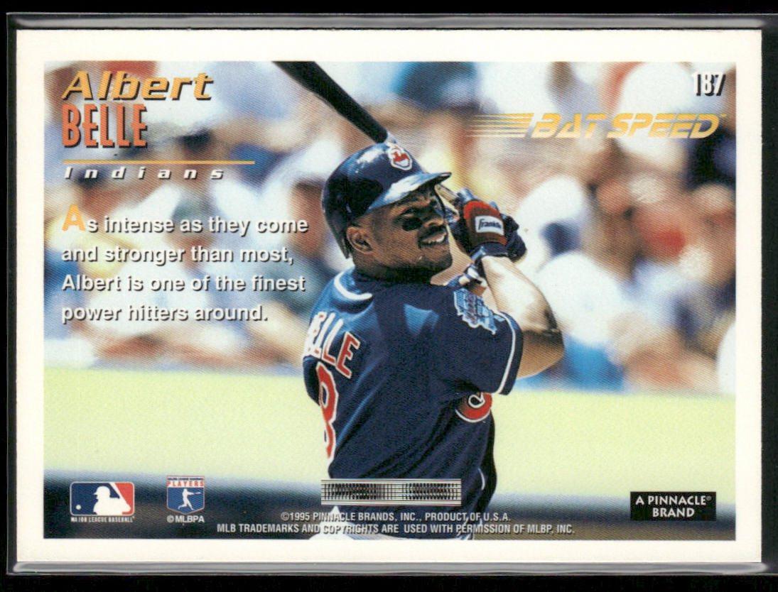 Albert Belle 1995 Summit #187 Cleveland Indians