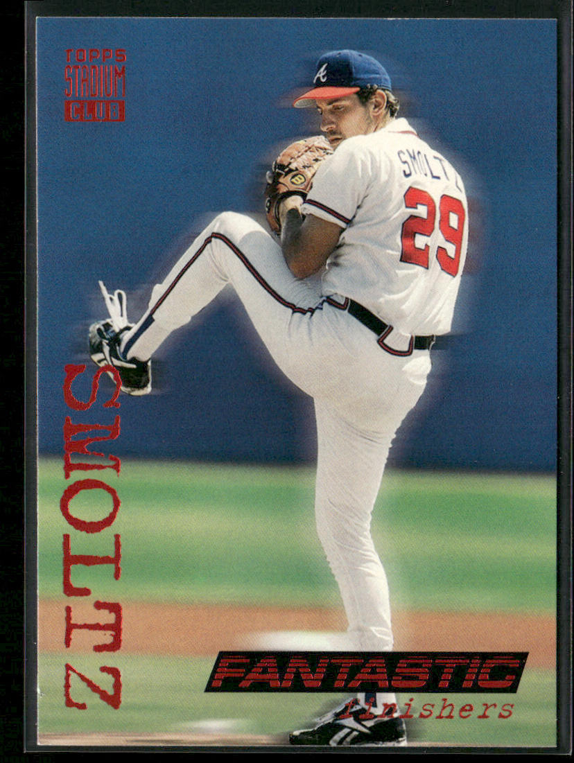 John Smoltz 1994 Stadium Club #714 Atlanta Braves front