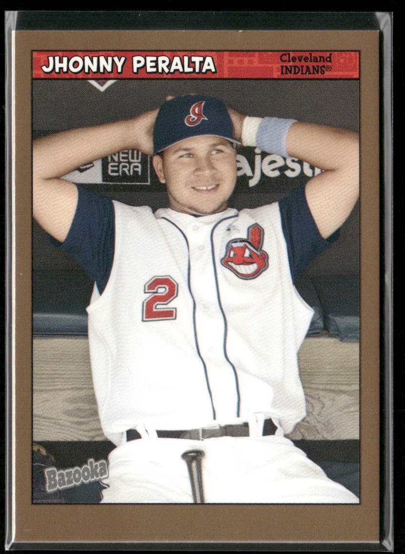 Jhonny Peralta 2006 Bazooka Gold Chunks #82 Cleveland Indians