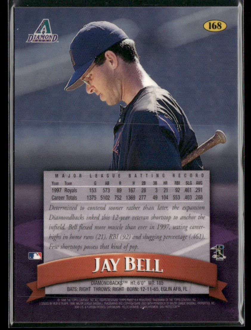 Jay Bell 1998 Finest #168 Arizona Diamondbacks