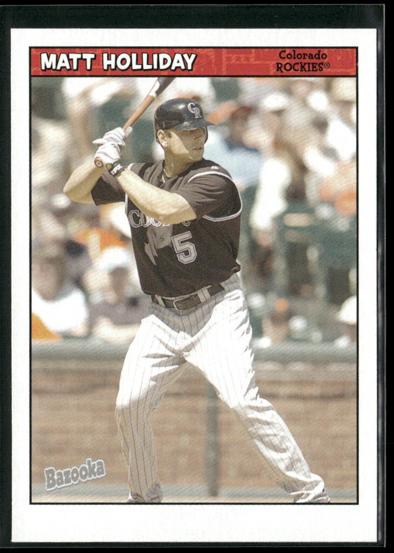 Matt Holliday 2006 Bazooka #127 Colorado Rockies front