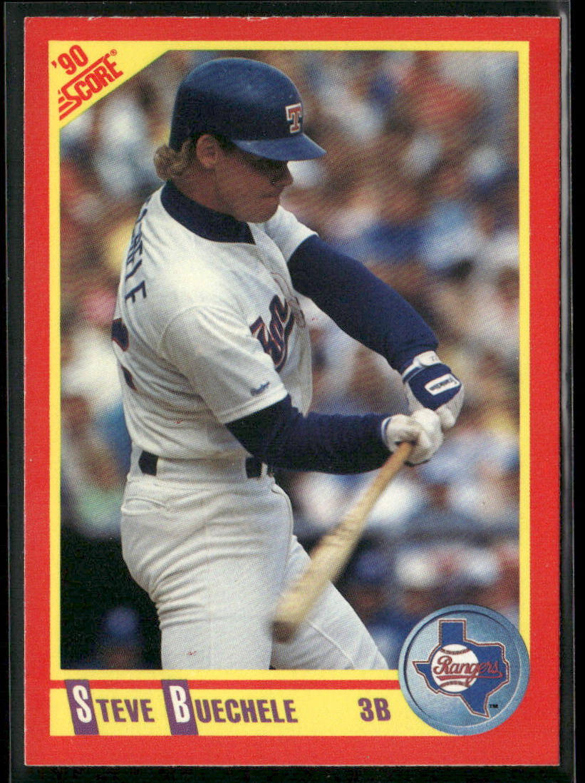 Steve Buechele 1990 Score #221 Texas Rangers