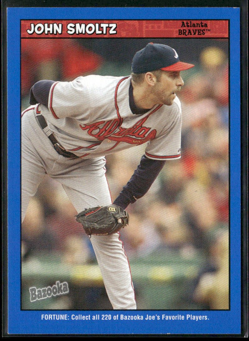 John Smoltz 2006 Bazooka Blue Fortune #190 Atlanta Braves